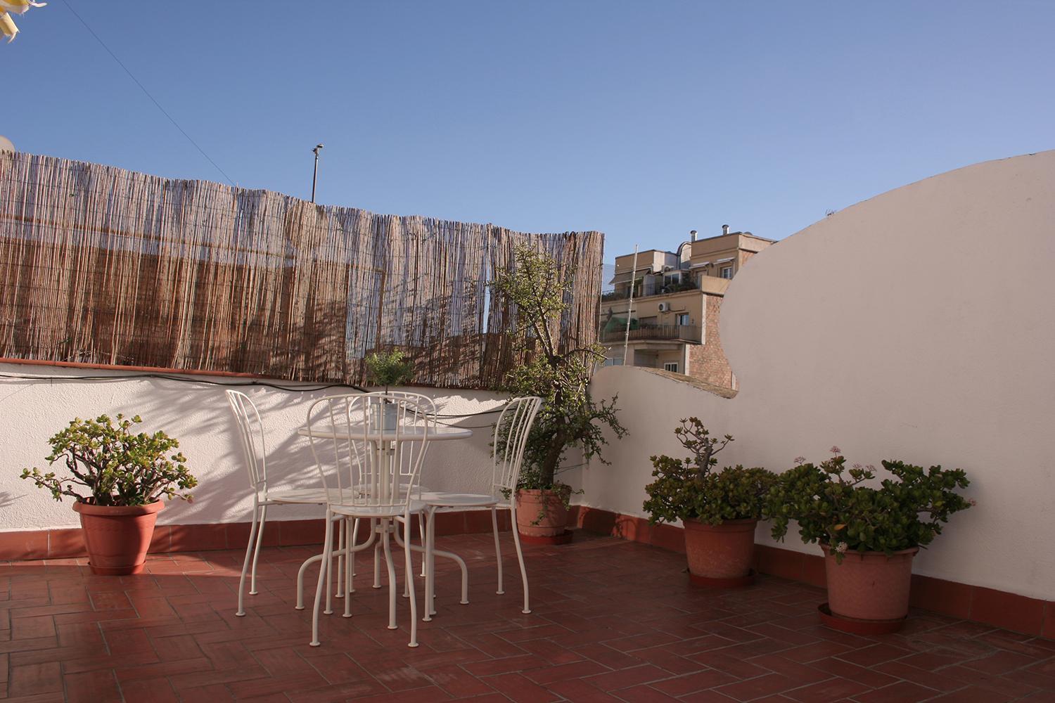 Lovely Apartment With A Terrace Barcelone Extérieur photo
